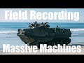 Recording massive aircraft and vehicles for film