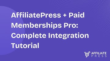 How to Integrate Paid Memberships Pro with AffiliatePress | Step by Step Guide