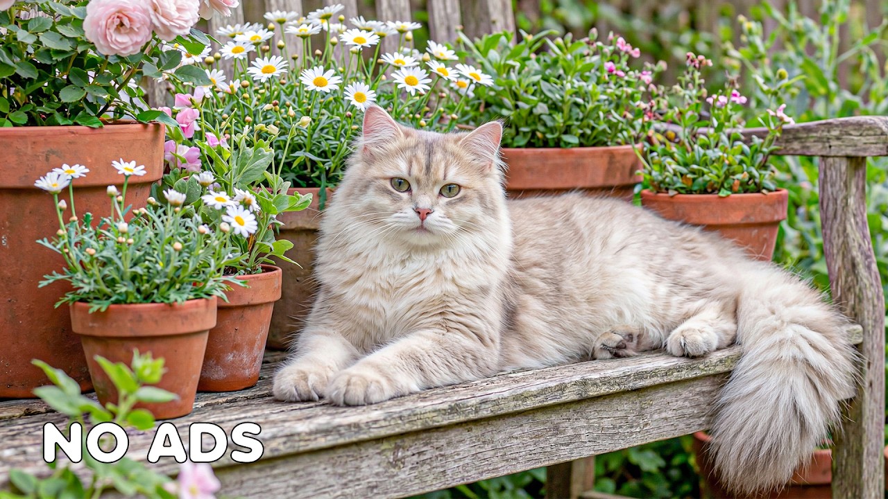 12 Hours Of Peaceful Sleep Music for Cats 😻🐾 Healing Rest for Restless Cats with Cat TV 💤No Ads