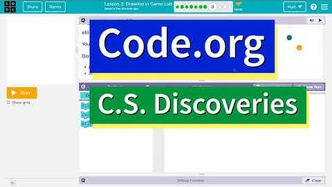 Code.org Lesson 3.6 Drawing in Game Lab | Tutorial with Answers | Unit 3 CS Discoveries