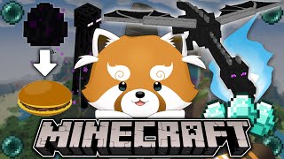 【Minecraft】エンドラの卵でどら焼きの生地作るんだい！最終日?【赤熊猫行燈/CHUMPLANET 】
