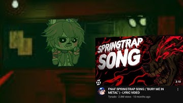 Fnaf 1 react to "Bury Me In Metal" by Tynado | ⚠ Flash Warning ⚠ |