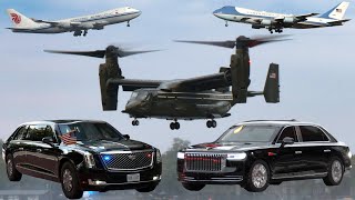 Transport for Presidents Biden, Xi Jinping, Zelensky and other VIPs  BEST OF 2023