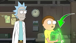 First Time Morty Interacts With Rick's Time Travel Stuff Box