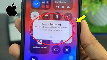 Fix iPhone | Screen Recording Not available when AirPlay, Restrictions or screen mirroring is active