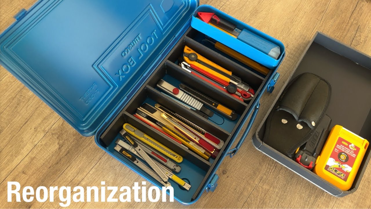 Reorganizing My Snap-Off Knives Box