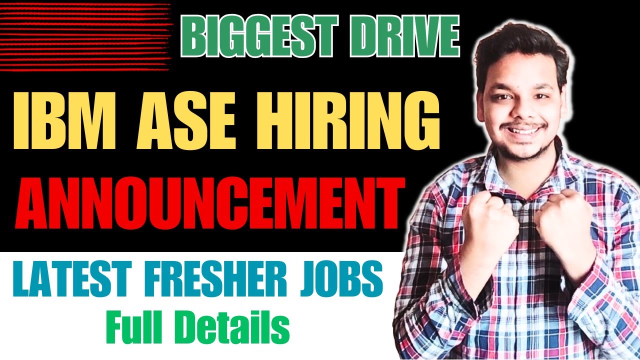Finally IBM ASE Hiring Announced | Off Campus Drive | 2025, 2026 Batch ...
