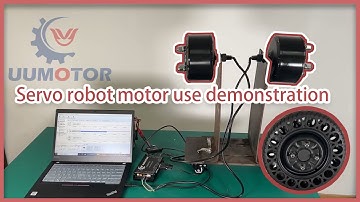 Clearly servo robot motor use demonstration