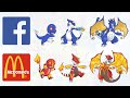 What If Famous Logos Were Charizard Evolution | Pokemon as Logos Fanart