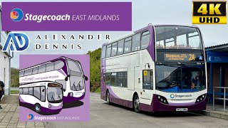 [Stagecoach East Midlands: Interconnect 2A Skegness to Southview Holiday Park] ADL Enviro400 Trident