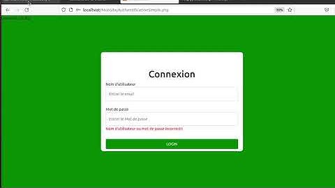 php vidéo 42 : PHP/Mysql - TP Formulaire d