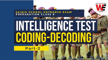 Intelligence: Coding-Decoding #2 | Sainik School Entrance Exam Class 6 / sainik school class 6 2023