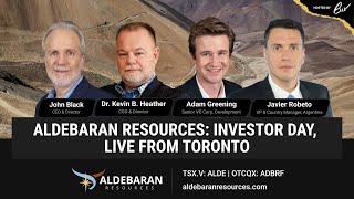 Aldebaran Resources: Investor Day Livestream