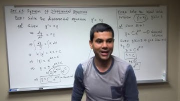 Sec 6.3 System of Differential Equations- R Dahal