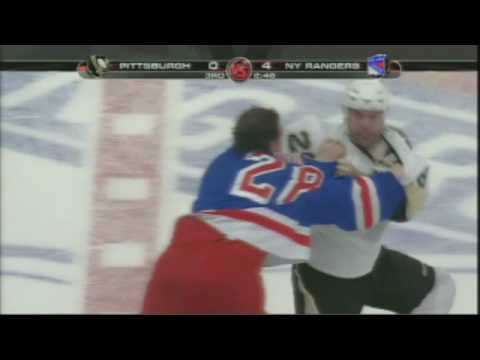 Eric Godard vs Colton Orr Jan 5, 2009