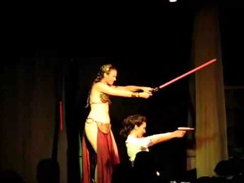 Amira Leila & Padme Aisha A Star Wars Belly Dance Extravaganza - YouTube