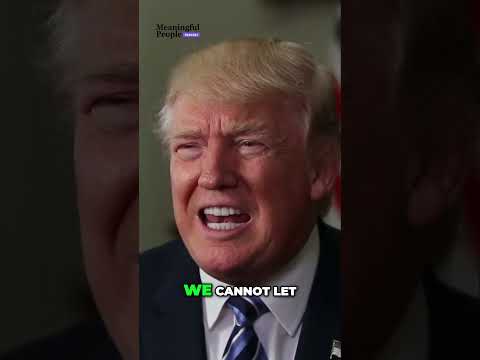 Donald Trump speaks about the danger of antisemitism
