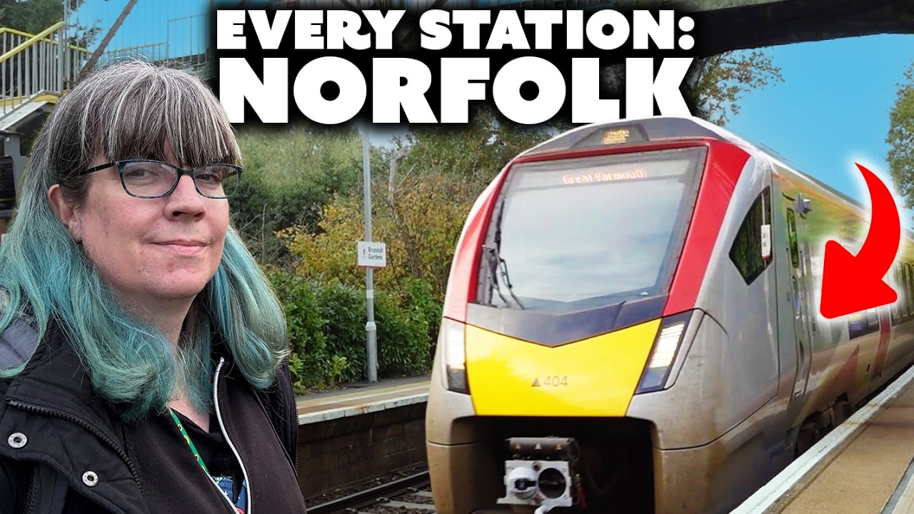 Исследуйте Норфолк, посетив каждую железнодорожную станцию.