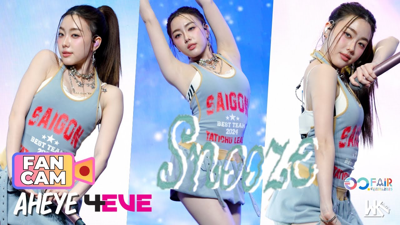 Snooze Aheye 4EVE Fancam | อว.แฟร์ 2025 | 14 Aug 2025 | @ QSNCC