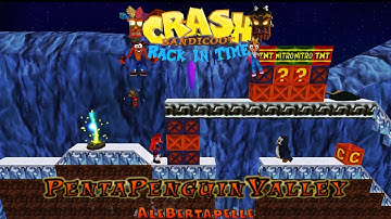Crash Bandicoot - Back In Time Fan Game: Custom Level: Penta Penguin Valley By Alebertapella