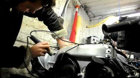 Second start VW type 4 2.0 with L-jetronic injection (GD enginecode)