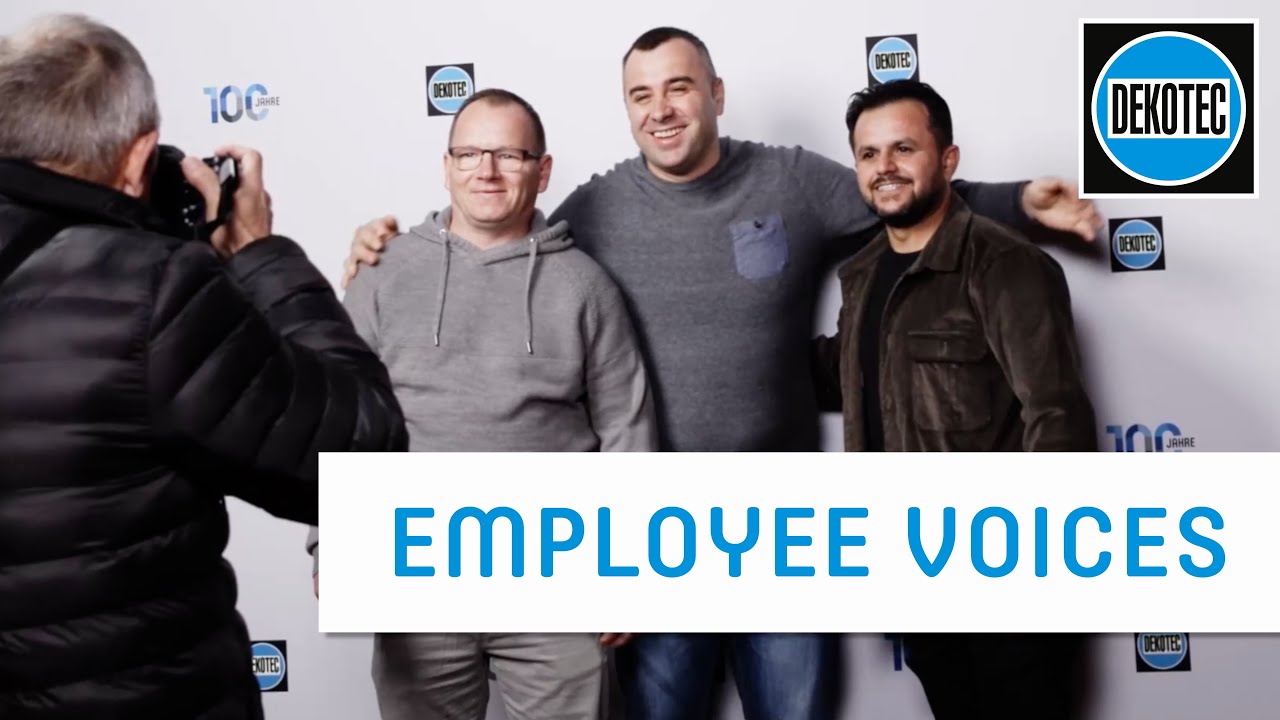 DEKOTEC – This is us. Voices of our employees.