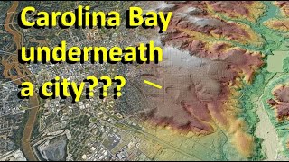 What happens if there is a Carolina bay in your backyard or underneath your city? Ask Lidar...