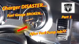 Charger Parts Cannon DISASTER...Fuel Gauge BROKEN After Pump Replaced? (Part 1)