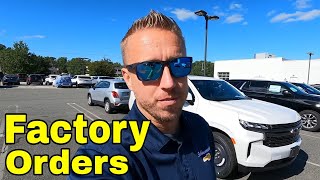 Dealership Life  Chevrolet factory orders