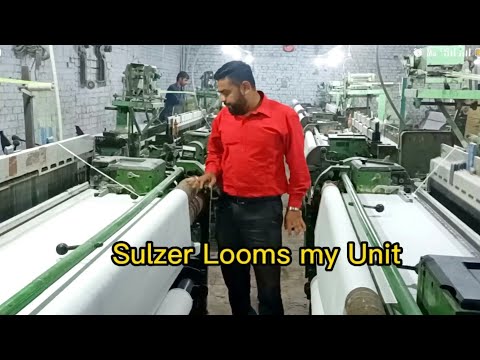 Sulzer Looms Unit Check Looms Working and Cloth Quality Test