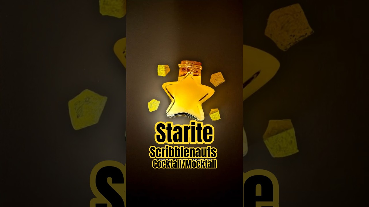 Starite 🌟 | Cocktail and Mocktail Inspired by Scribblenauts