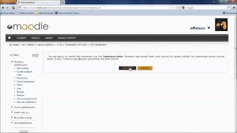 Fuller Theological Seminary: Moodle 2 New Feature - Peer Evaluation "Workshop"