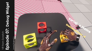 VR Development in Unreal Engine 5.1: Episode 07 | Debug Widget