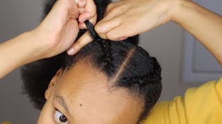 How To Cornrow Your Hair Different Sizes and Angles Beginners Tutorial Part Two