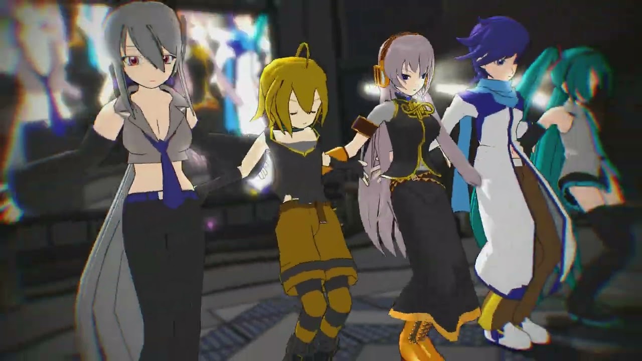 mmd animasa vocaloid sentai slender legs