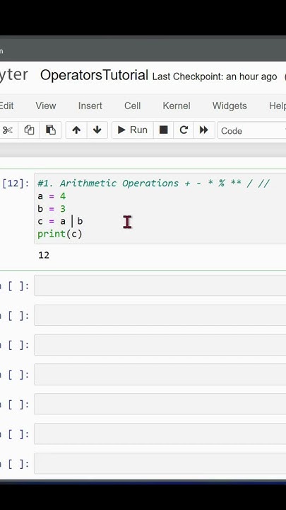 Arithmetic operators in python #anaconda #code #coding - YouTube