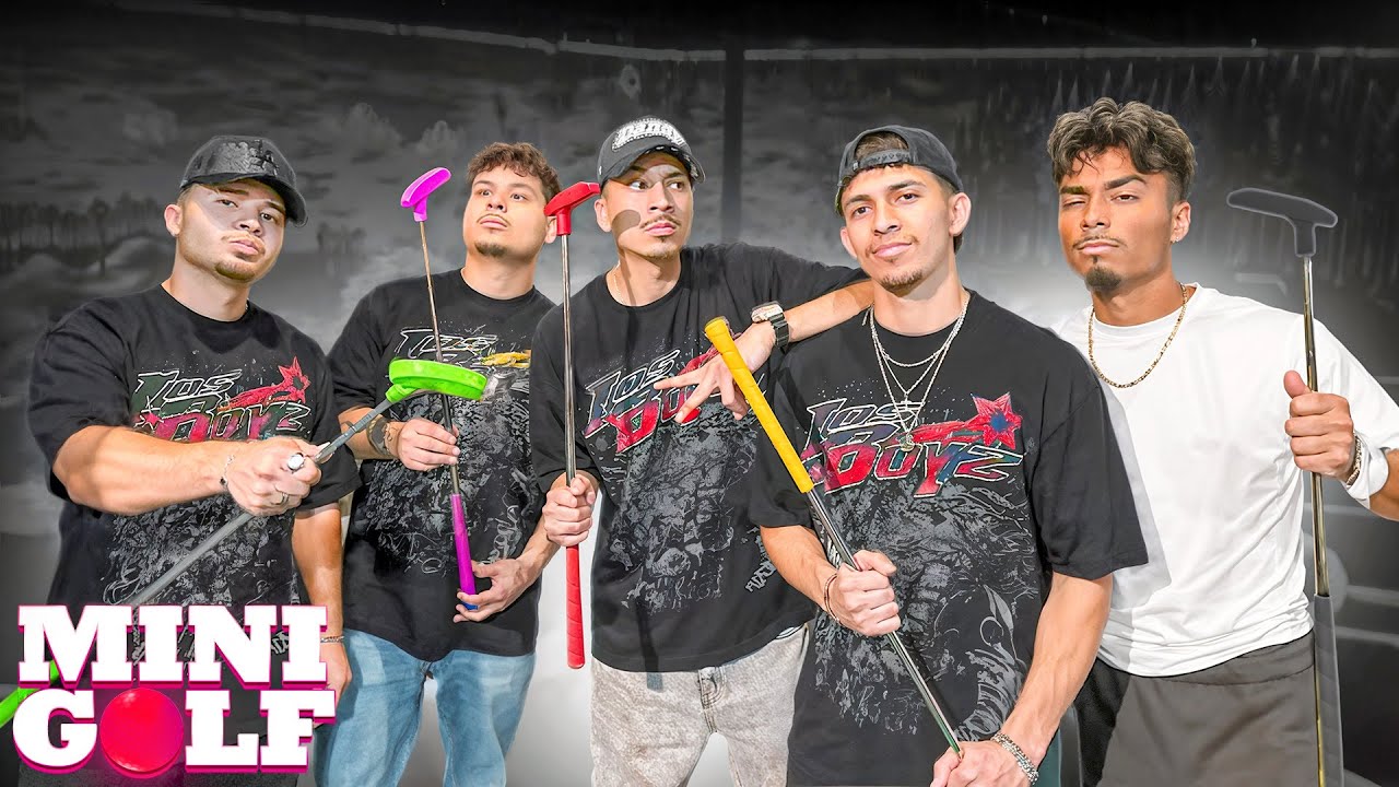 LOS BOYZ PLAY MINI GOLF!!! (WINNER GETS RENT PAID FOR)