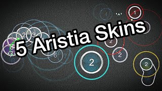 5 Osu! SKINS (Aristia Edits)(by me) - Osu! Showcase