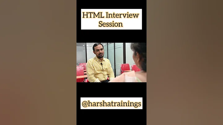 HTML Interview Questions and Answers that you should know | Part 07 | #html #harshatrainings