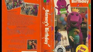 Barneys Birthday Vhs 1992