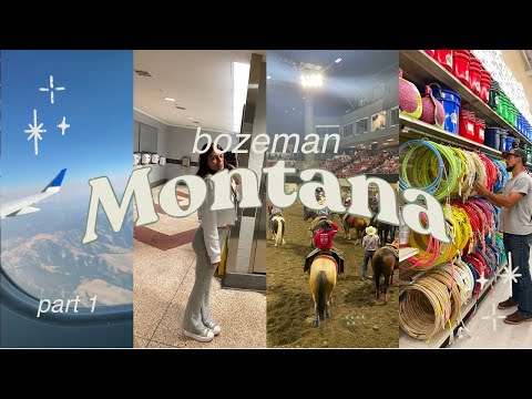 Bozeman, Montana Trip: travel day, rodeo, shopping & good times - Part 1