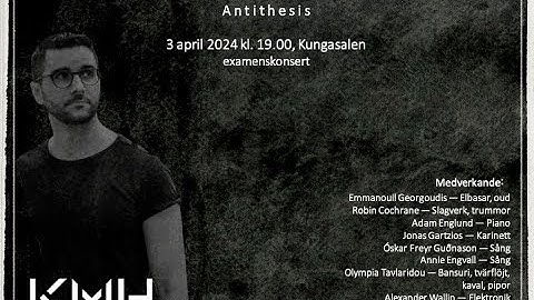 Emmanouil Georgoudis, Dark Alley - Live at Royal college of Music in Stockholm (KMH)