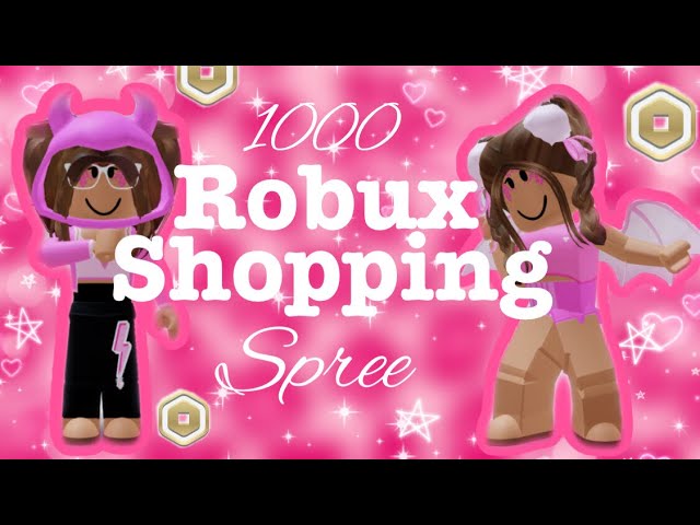 1,000 ROBUX SHOPPING SPREE 🛍 🛒, ROBLOX