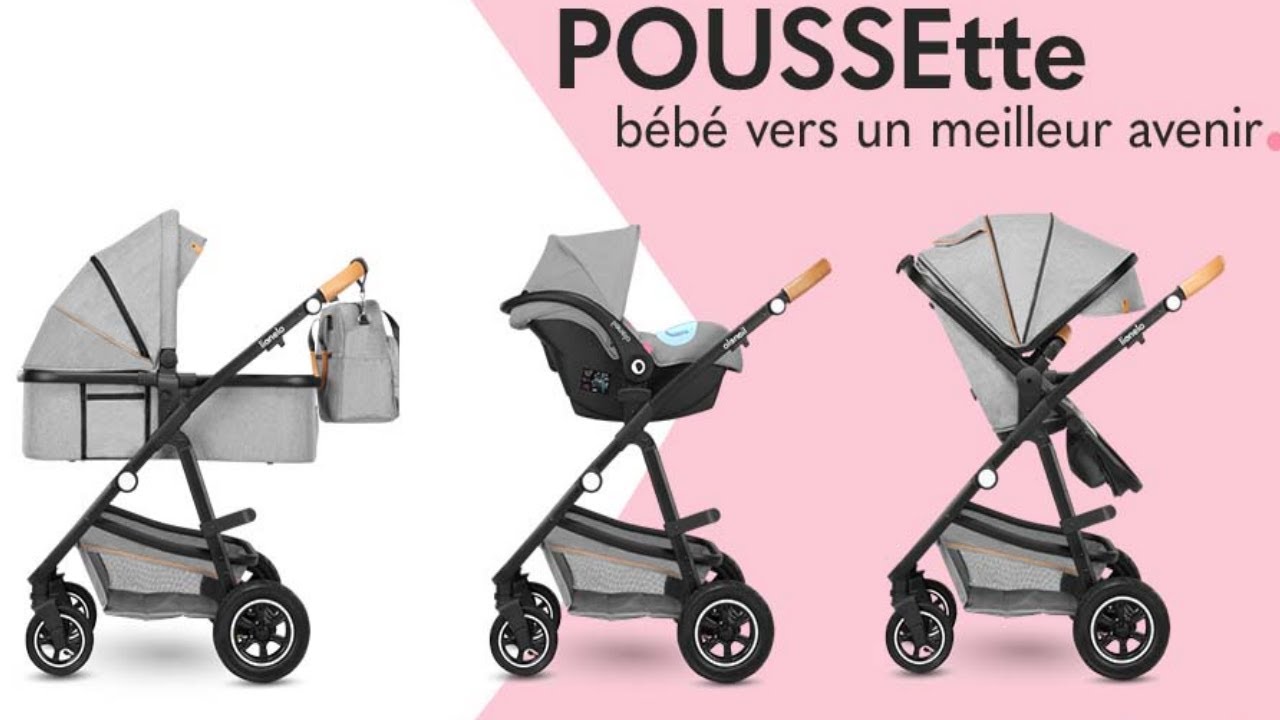 When you're a mom, you have to have the Poussette 3 en 1 Amber Lionelo 