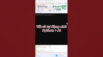 Tạo DASHBOARD Excel BẰNG PYTHON & AI Chỉ Trong Vài GIÂY! 🤯