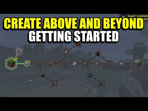 Ep1 Getting Started - Minecraft Create Above and Beyond Modpack - YouTube