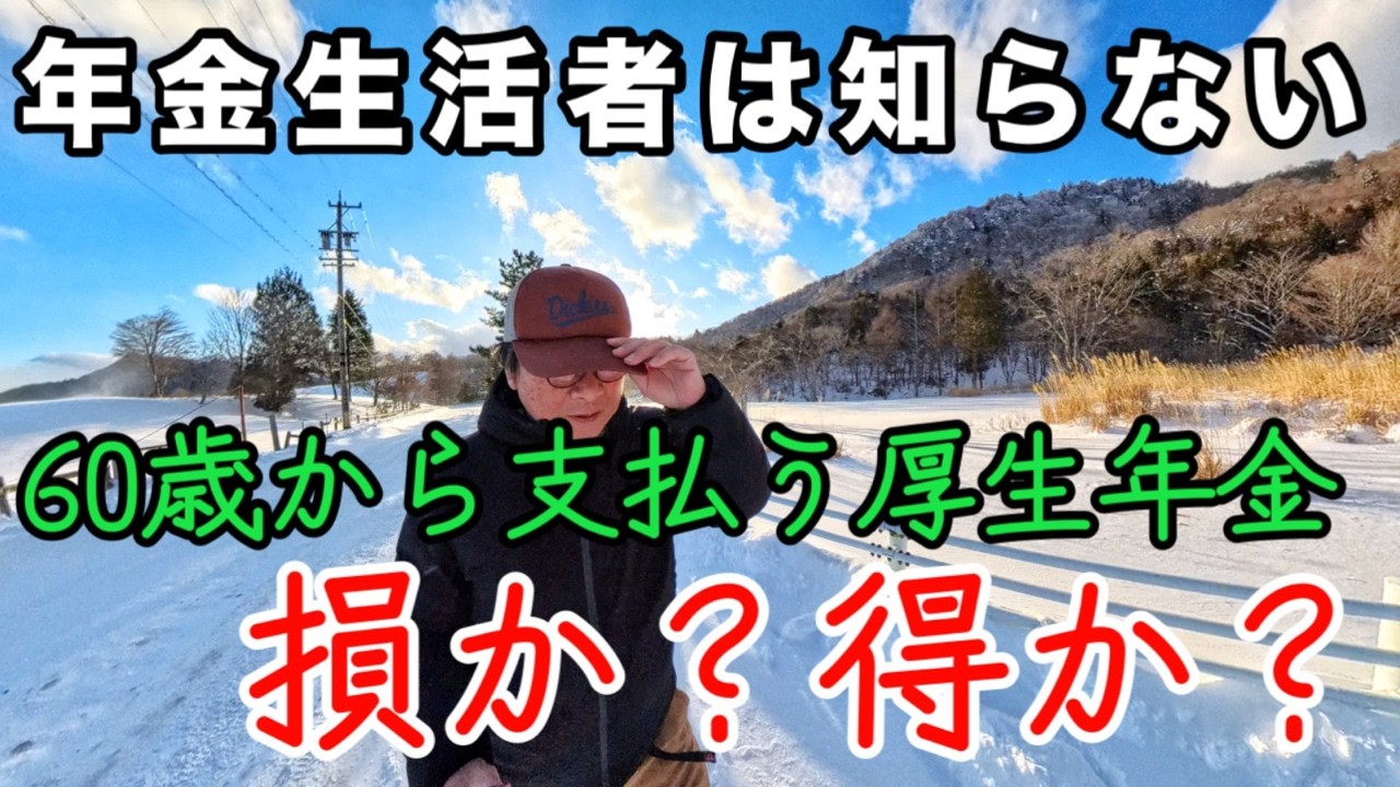 【年金生活】60歳から支払う厚生年金は損か得か？払い損って本当なの？心豊かなシニアライフ