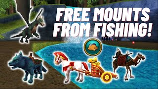 Wizard101| FREE Mounts From Fishing!