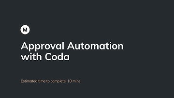 Create an Approval Workflow in Coda - Part 2