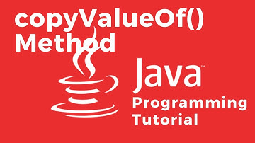 How to copy the content of an Array of characters into a given String using the copyValueOf() method